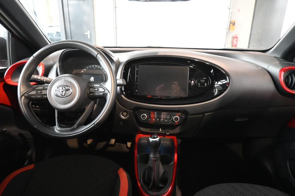 Toyota Aygo X 1.0 VVT-i MT Play Clima Carplay Panoramadak Ca, Auto's, Toyota, Stof, Gebruikt, Met garantie (alle), 4 stoelen
