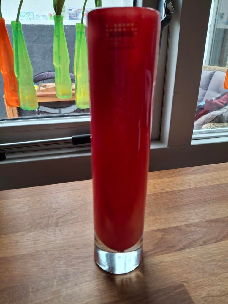 Fidrio  vaasje, Overige kleuren, Ophalen of Verzenden, Minder dan 50 cm, Glas