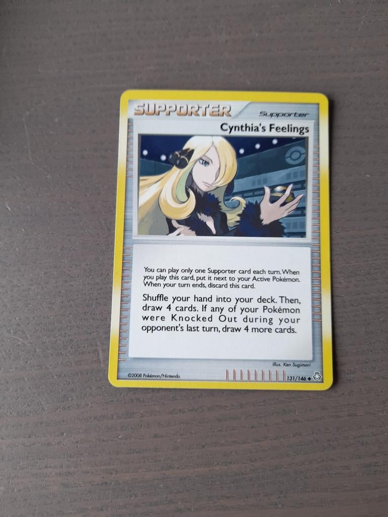 2008 legends awakened 131/146 cynthia's feelings cosmos holo, Ophalen of Verzenden, Gebruikt, Losse kaart, Foil