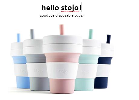 NIEUW! Stojo biggie inklapbare drinkbeker 470ml in 3 kleuren, Beker of Kan, Nieuw, Ophalen of Verzenden, X