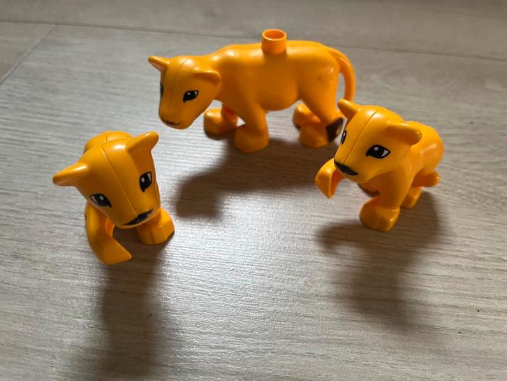 Duplo leeuwen, Kinderen en Baby's, Speelgoed | Duplo en Lego, Zo goed als nieuw, Duplo, Ophalen of Verzenden