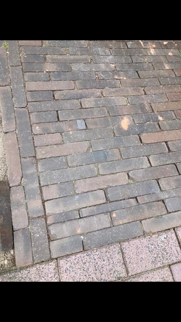Partij Getrommelde waaltjes 35m2, Ophalen, Gebruikt, Beton, Klinkers