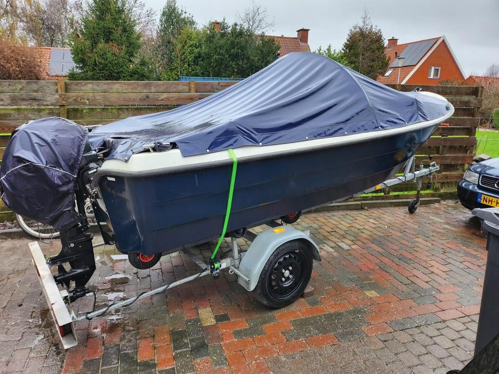 Rijds 435 S, Watersport en Boten, Vis- en Consoleboten, Tot 10 pk, Ophalen of Verzenden, 3 tot 6 meter, Buitenboordmotor