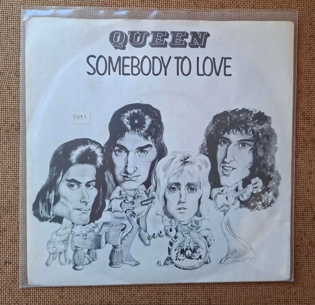 Queen - Somebody to love  - Single is TOP, Gebruikt, 7 inch, Single, Ophalen of Verzenden