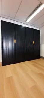 Nette zwarte roldeur-/archiefkast 120x198x45, Ophalen, Gebruikt, 100 tot 150 cm, Metaal