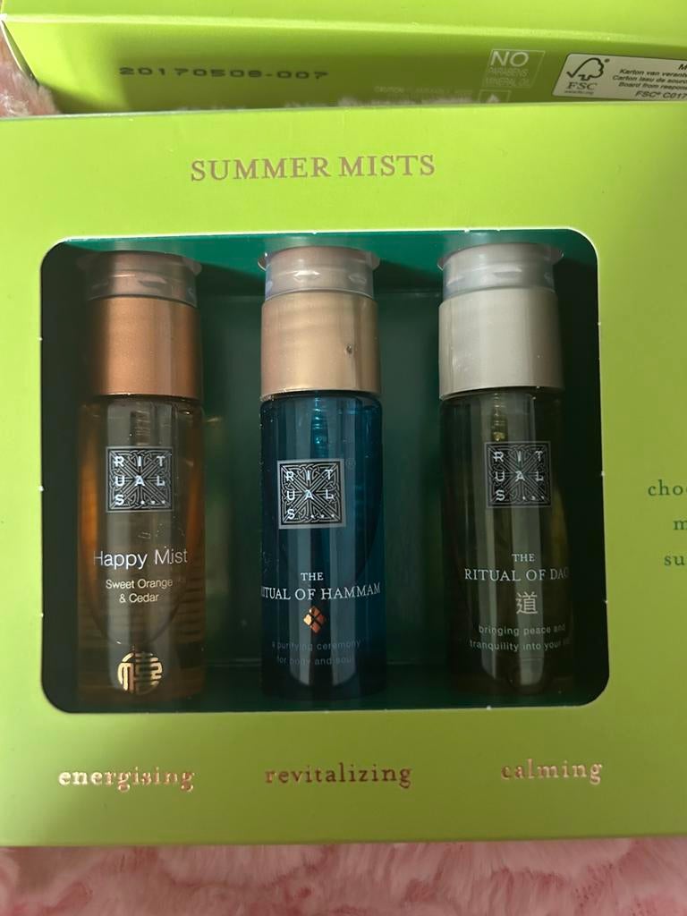 Summermists Happy/Dao/Hammam, Ophalen of Verzenden, Nieuw, Deodorant of Bodyspray