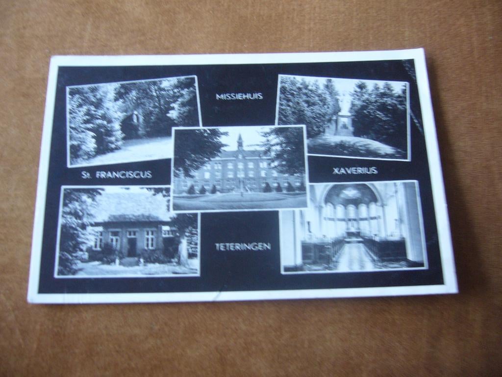 TETERINGEN =  5 LUIK VAN MISSIEHUIS ST. FRANCISCUS  XAVERIUS, Verzamelen, Ansichtkaarten | Nederland, Ophalen of Verzenden, 1960 tot 1980