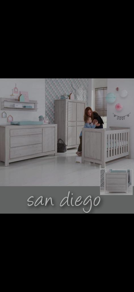 Babykamer San Diego van Interbaby, Kinderen en Baby's, Kinderkamer | Complete kinderkamers, Ophalen, Gebruikt, Jongetje of Meisje