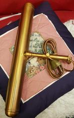 Koperen schilderijen lamp vintage wandlamp, Ophalen of Verzenden