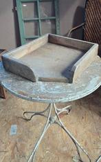 Oude houten snijbak aardappelbak snijplank, Ophalen of Verzenden