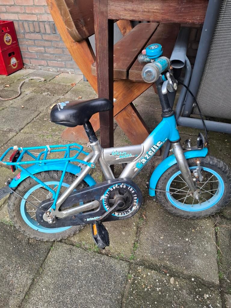 Gazelle kleuterfietsje, nog goed en leuk., Fietsen en Brommers, Fietsen | Kinderfietsjes, Ophalen, Zijwieltjes, Gebruikt, Minder dan 16 inch