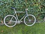 Fixed Gear Fiets met Voorrem - Banden aan Vervanging Toe, Fietsen en Brommers, Minder dan 10 versnellingen, Gebruikt, Staal, Ophalen