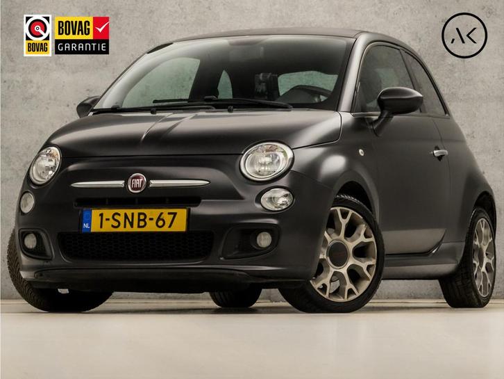 Fiat 500 0.9 TwinAir 500S (NAVIGATIE, LM VELGEN, LEDER, SPOR, Auto's, Fiat, Bedrijf, Te koop, ABS, Airbags, Airconditioning, Alarm