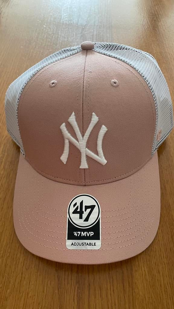 ‘47 Brand NY Yankees MVP Adjustable – Roze/Wit, Ophalen of Verzenden, Nieuw, One size fits all, Pet