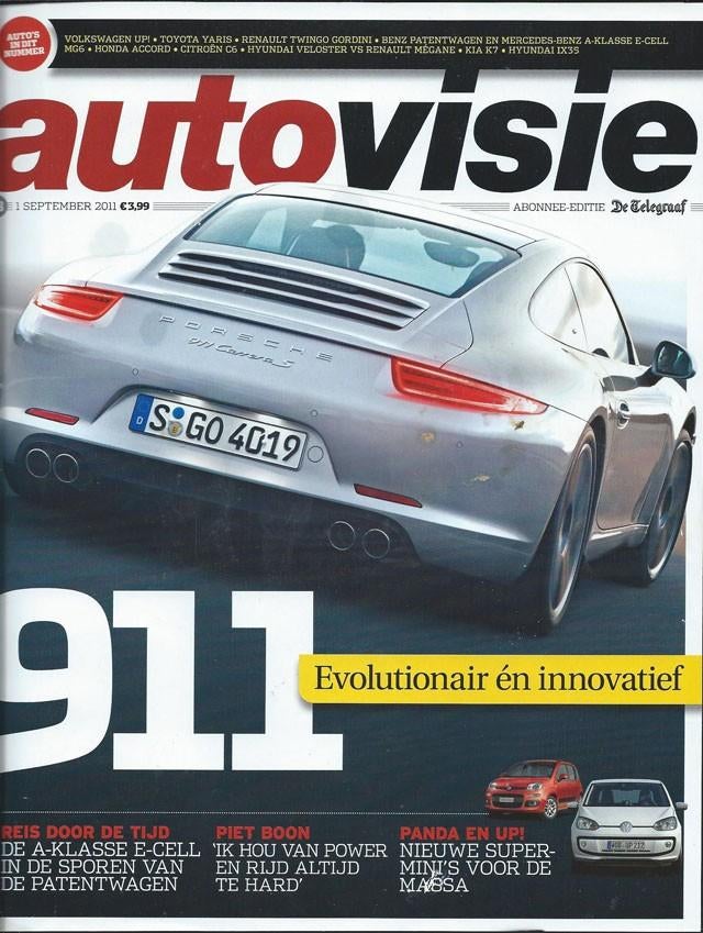 Autovisie 18 2011 : Hyundai Veloster - Renault Megane Coupe, Ophalen of Verzenden, Gelezen, Algemeen
