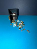 Feb 856: playmobil: zwarte kluis met goud, munten briefgeld, Ophalen of Verzenden, Gebruikt, Los playmobil