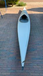 Zee Kano Wit met spatzeil en Peddels lengte 5.20, Watersport en Boten, Ophalen, Gebruikt, Eén persoon, Met peddels