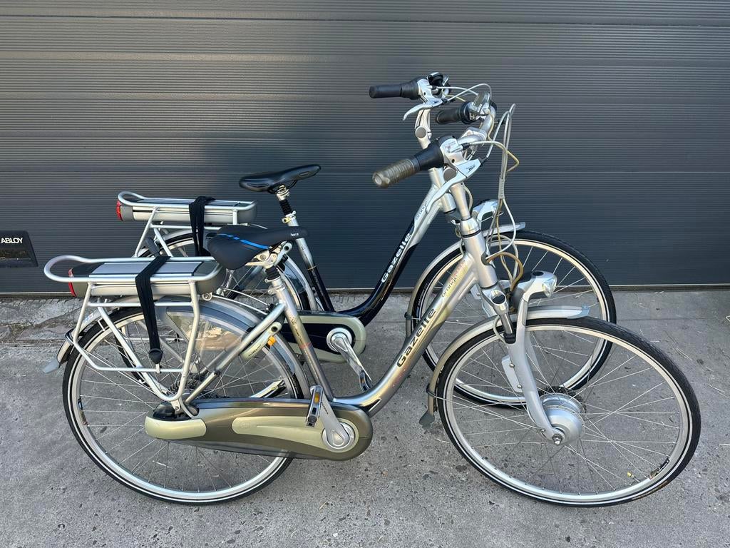 Set electrische gazelle fietsen, Ophalen, Versnellingen, Zo goed als nieuw, 0 zitjes