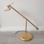 Vintage ca.1970's messing bureaulamp, Huis en Inrichting, Lampen | Tafellampen, Gebruikt, Vintage, Ophalen of Verzenden, Metaal