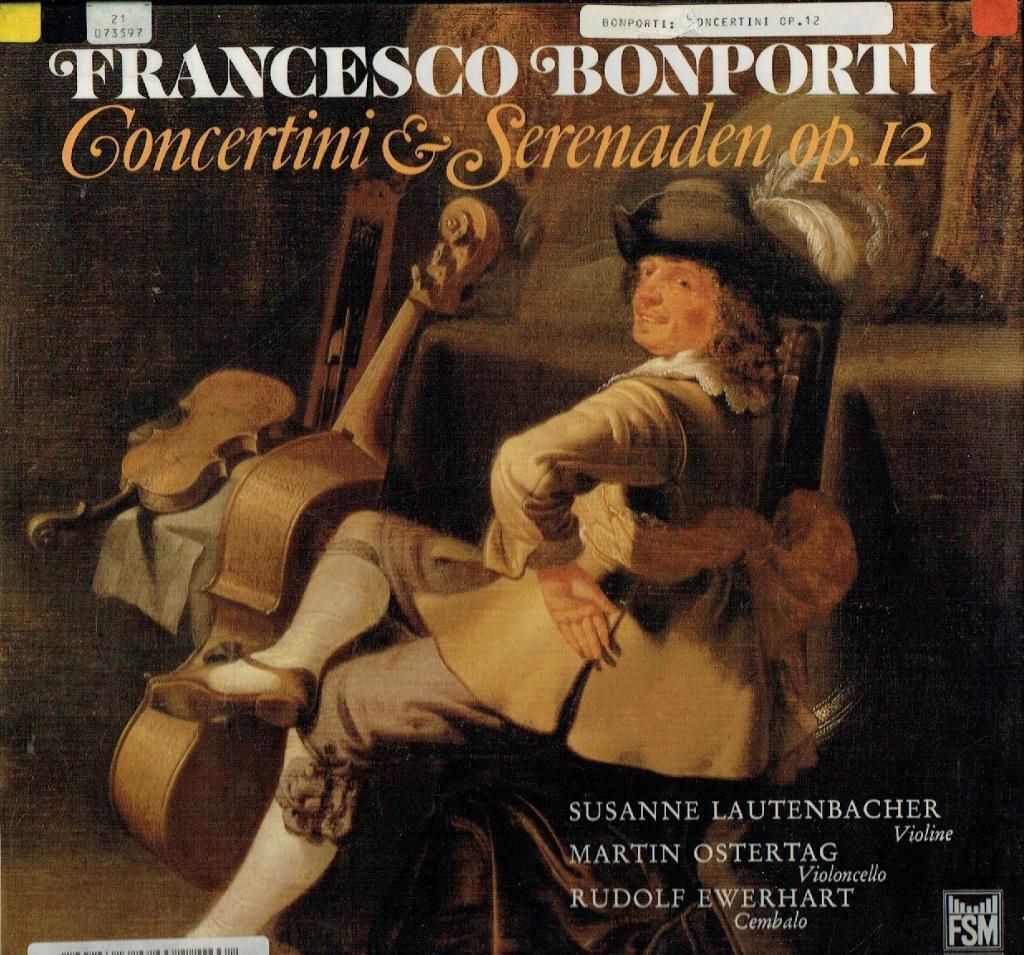 Susanne Lautenbacher Bonporti Concertini Und Serenaden Op.12, Kamermuziek, Verzenden, Zo goed als nieuw, 12 inch