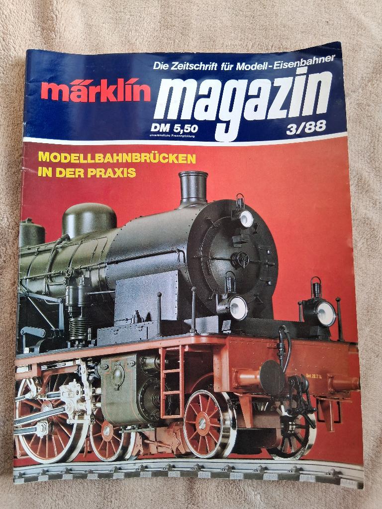Modeltreinen Tijdschrift Märklin., Ophalen, Gelijkstroom of Wisselstroom, Boek, Tijdschrift of Catalogus, Zo goed als nieuw
