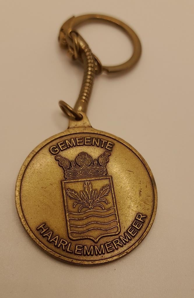 Sleutelhanger Gemeente Haarlemmermeer & Catharina-Amalia, Ophalen of Verzenden, Gebruikt, Stad of Land