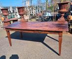 Zeer mooie echte antieke Franse houtgepinde tafel 200x86 cm, Ophalen