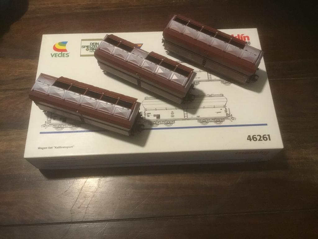 Märklin H0 Wagen-Set "Kalktransport" 46261, Wisselstroom, Gebruikt, Verzenden, Wagon