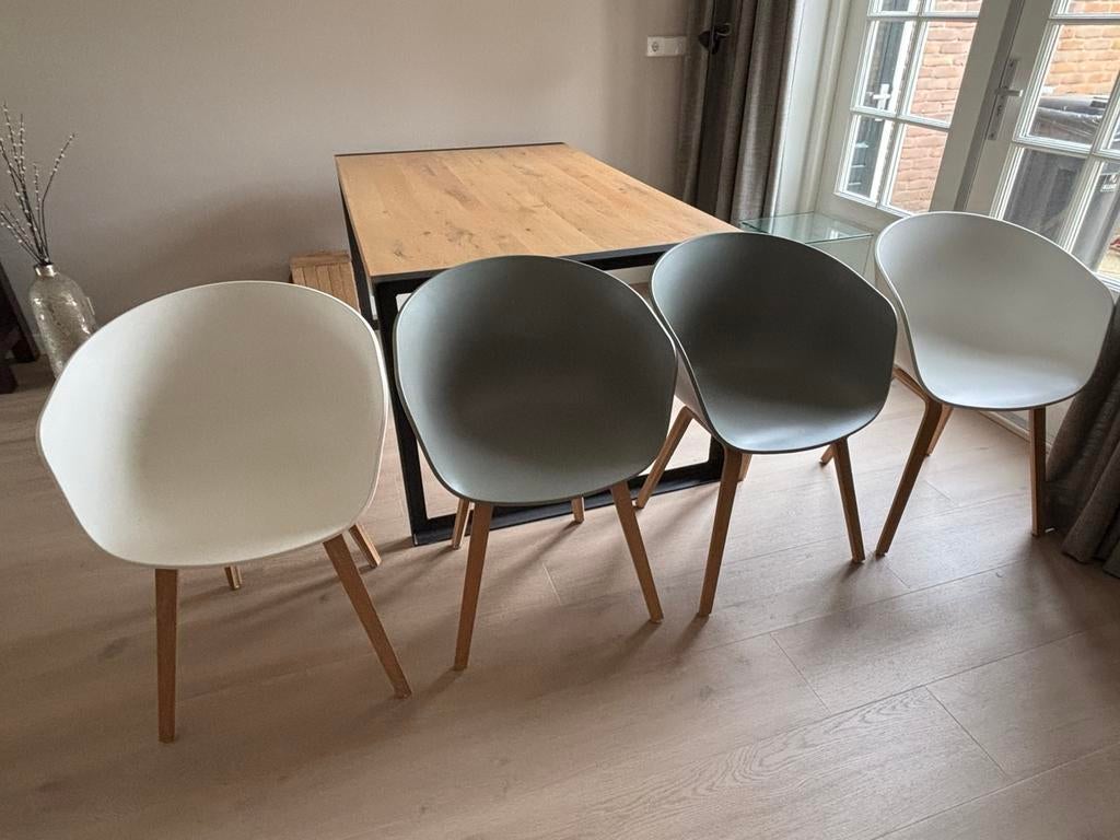 Eetkamerstoelen Hay, Huis en Inrichting, Stoelen, Ophalen, Zo goed als nieuw, Wit
