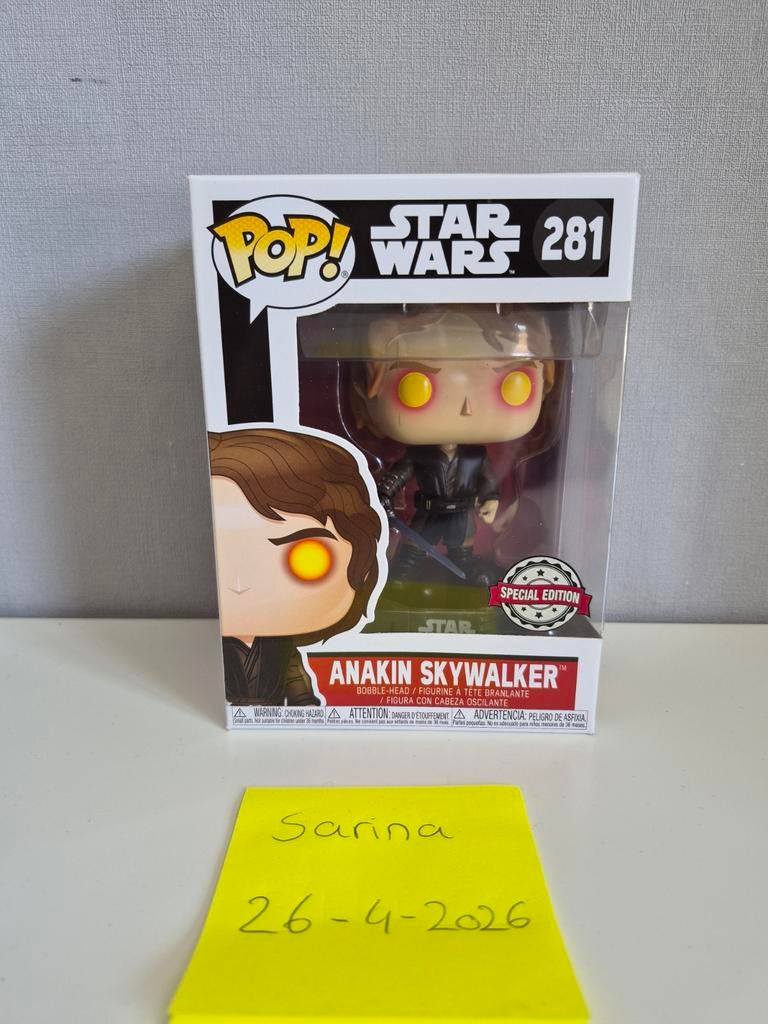 Funko pop star wars anakin skywalker 281, Ophalen of Verzenden, Zo goed als nieuw