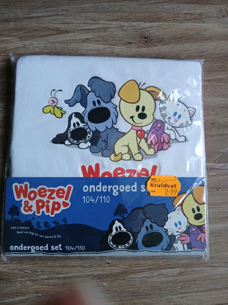 Ondergoed Set meisje nieuw woezel en pip, Ophalen, Nieuw, Meisje, Nacht- of Onderkleding