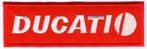 Ducati stoffen opstrijk patch embleem #8, Ophalen of Verzenden, Nieuw