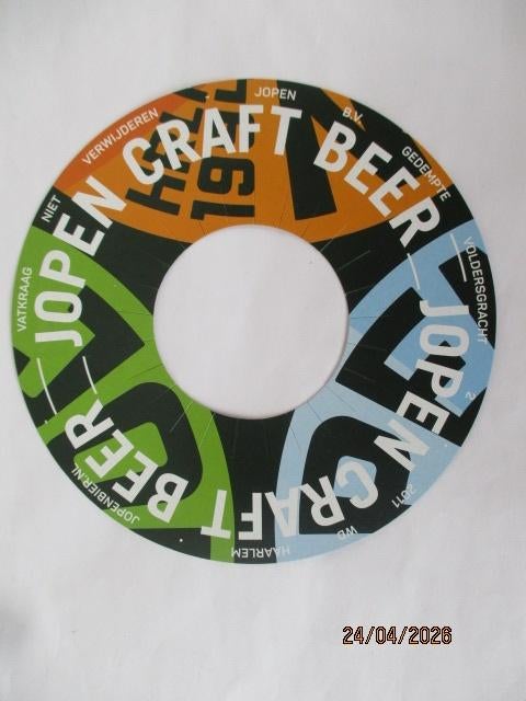 bieretiket Nederland 27-4 Jopen, Verzamelen, Biermerken, Ophalen of Verzenden, Nieuw, Overige typen, Overige merken