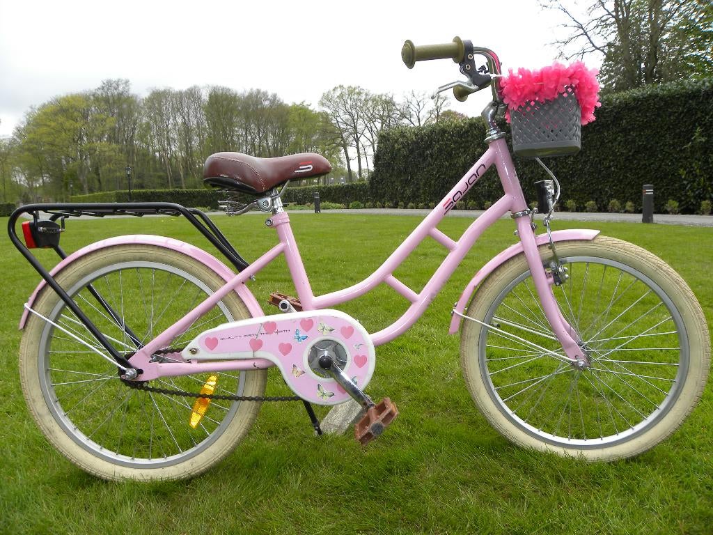 mooie 20'' meisjesfiets, Fietsen en Brommers, Fietsen | Meisjes, Ophalen, Gebruikt, 20 inch, Handrem