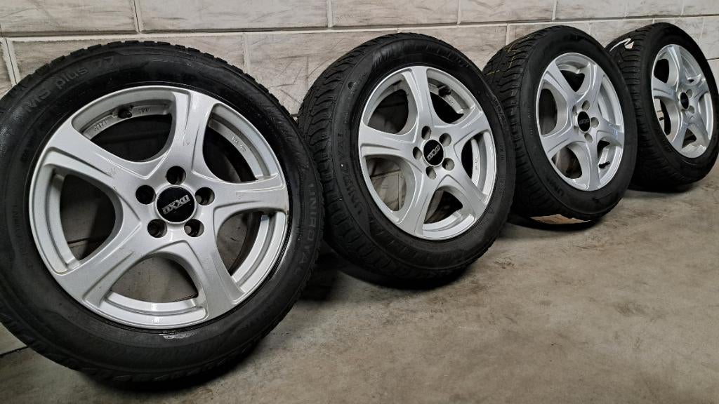 Lichtmetalen velgen Volkswagen Polo Ibiza Fabia 185/60/15, Auto-onderdelen, Banden en Velgen, Gebruikt, 15 inch, Banden en Velgen