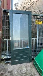 Balkondeur hardhout, Ophalen of Verzenden, Gebruikt, Buitendeur, 200 tot 215 cm