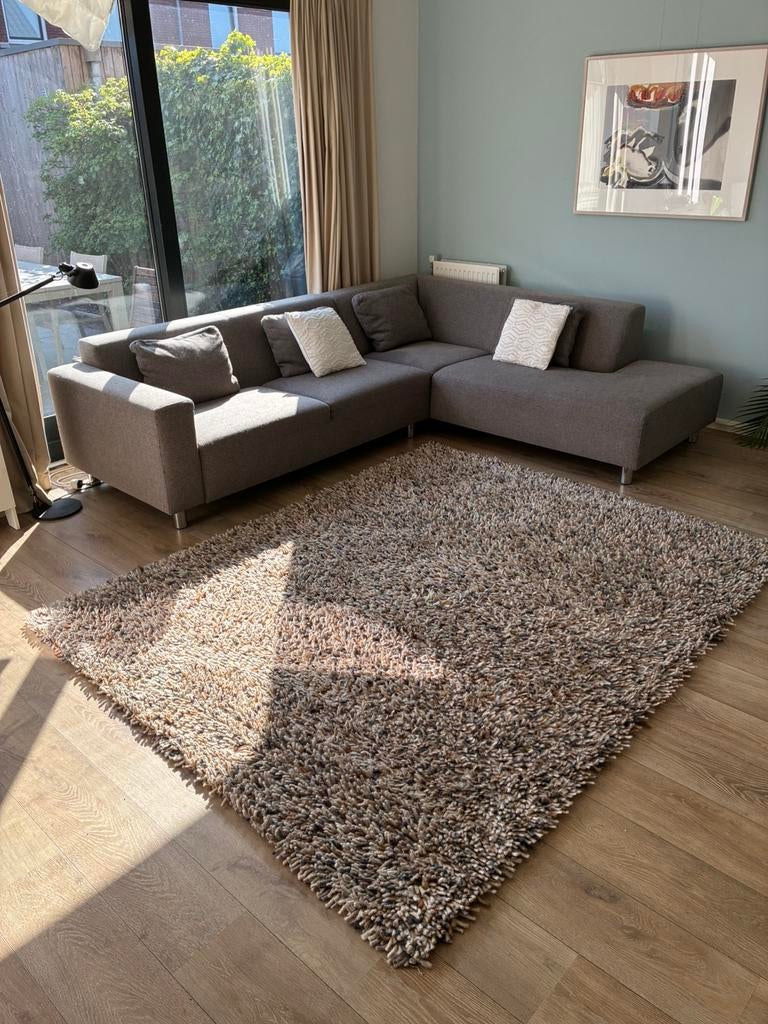 Brink en Campman vloerkleed 200x250 cm, Ophalen, Grijs, 200 cm of meer, Zo goed als nieuw
