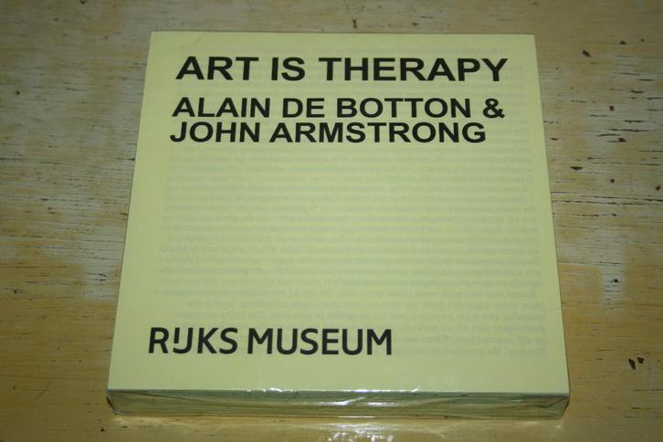 Art is Therapy Alain de Botton John Armstrong Irma Boom, Boeken, Kunst en Cultuur | Fotografie en Design, Nieuw, Fotografen, Ophalen of Verzenden