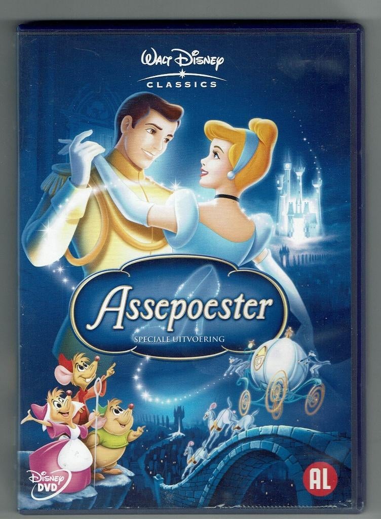 DVD + CD  Assepoester  Disney, Avontuur, Alle leeftijden, Ophalen of Verzenden, Zo goed als nieuw