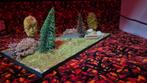 Diorama met bomen en mos voor miniatuur vrachtwagens, Ophalen of Verzenden, Zo goed als nieuw, 1:32 tot 1:50