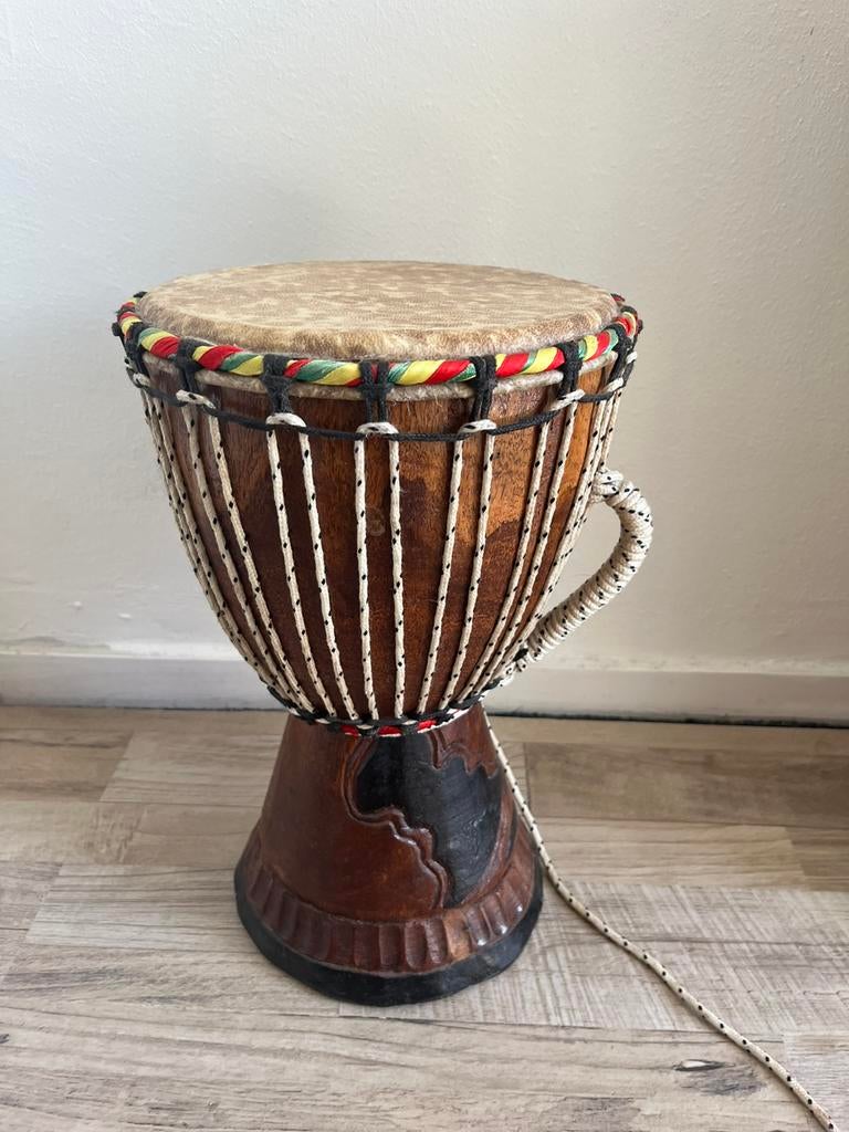 Djembe, Muziek en Instrumenten, Percussie, Ophalen, Zo goed als nieuw, Trommel