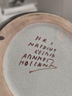 Antieke Natrius Gelria Arnhem bloempot, handbeschilderd, Antiek en Kunst, Ophalen of Verzenden