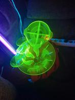 uranium glas groen glas 2x grote schaal en 4x kleine schaal, Ophalen of Verzenden