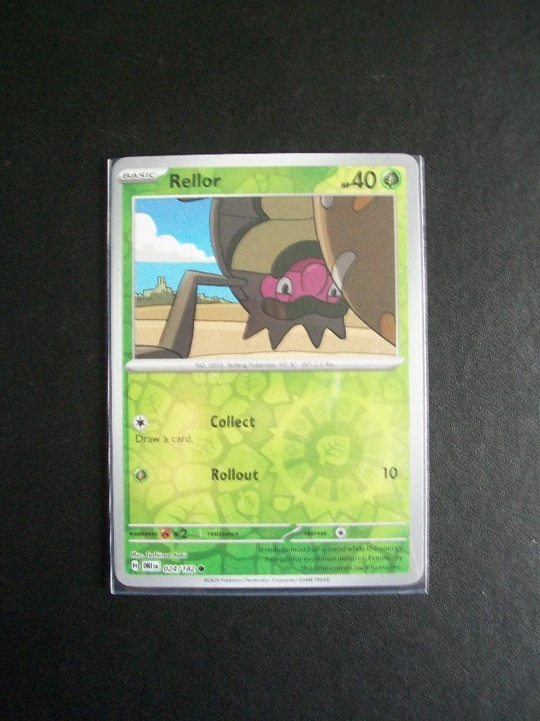 1200: Nieuwe Pokemon Kaart holofoil RELLOR HP 40 (024/182), Verzenden, Nieuw, Losse kaart, Foil