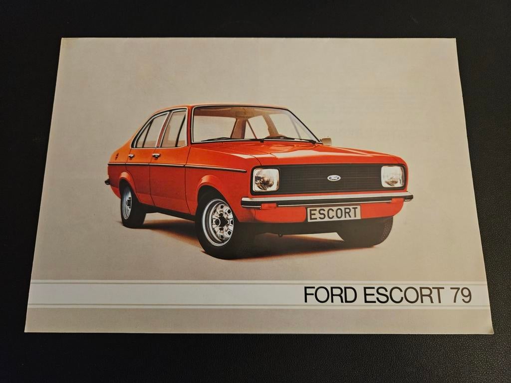 Brochure Ford Escort 1979, Ophalen of Verzenden, Zo goed als nieuw, Ford