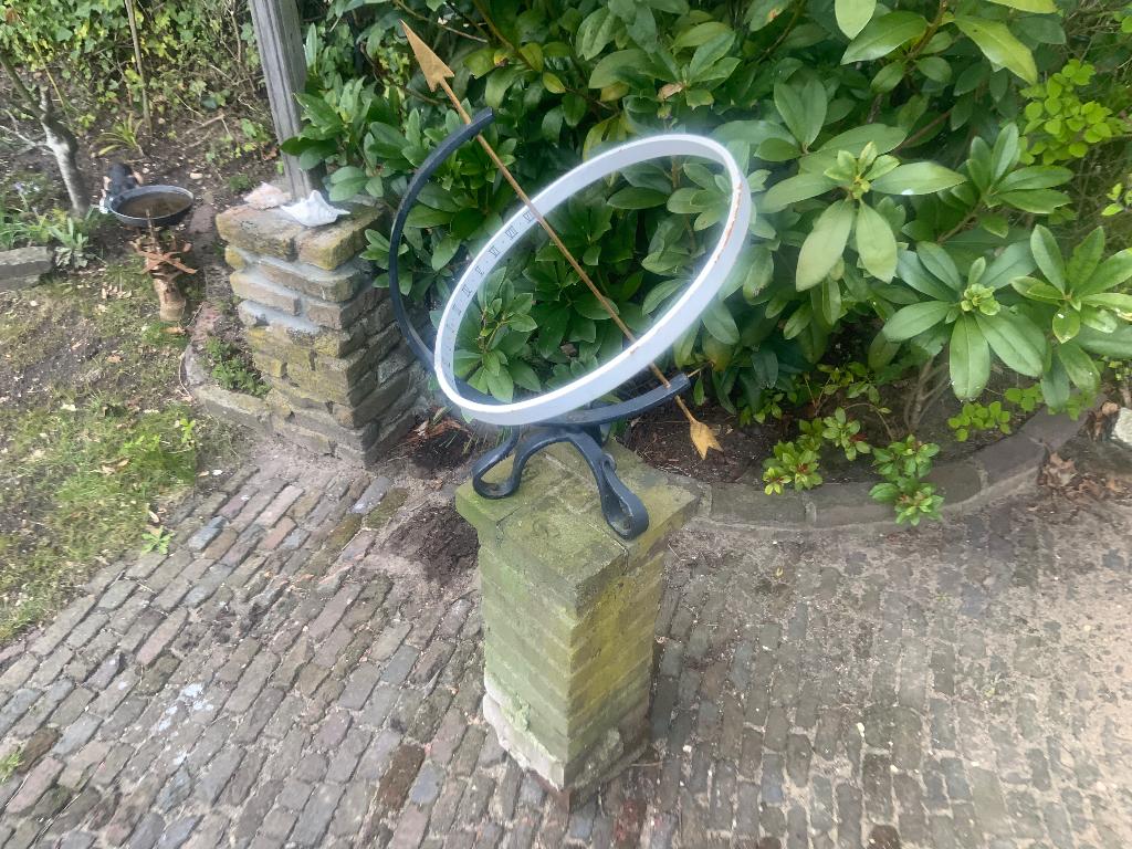 Zonnewijzer, Tuin en Terras, Zonnewijzers, Ophalen, Gebruikt