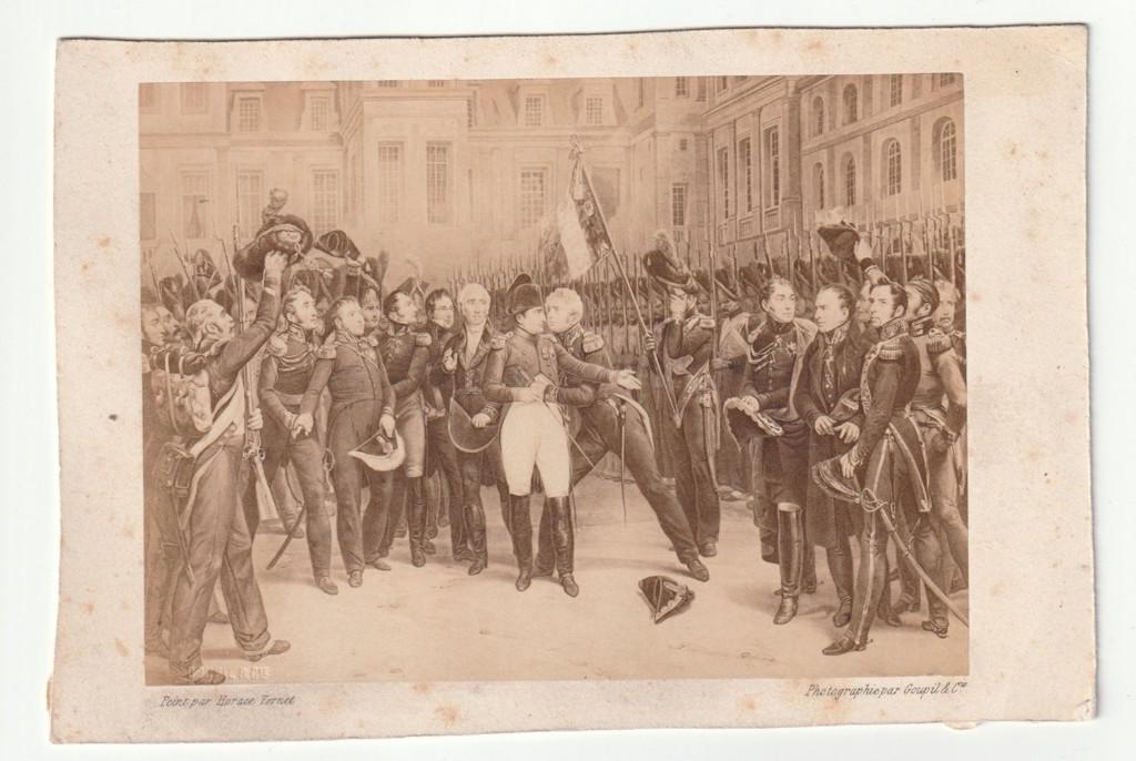 Goupil & Cie Napoleon naar Horace Vernet foto ca. 1860-1863, Gebruikt, Verzenden, Foto, Voor 1940