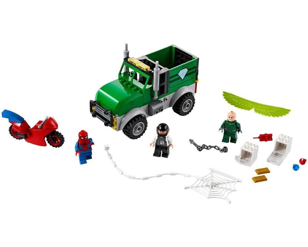 Lego Marvel Avengers Set 76147 - Vulture's Trucker Robbery, Verzenden, Gebruikt, Complete set, Lego