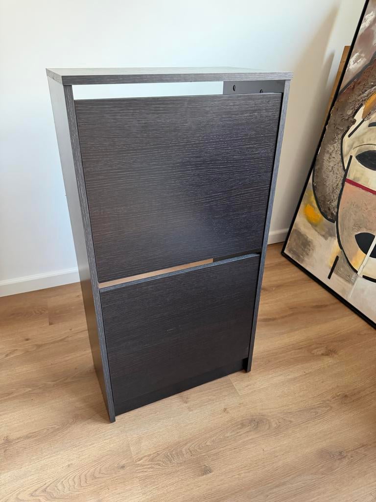 IKEA Bissa schoenenkast bruin 49x28x93 cm, Huis en Inrichting, Kasten | Schoenenkasten, Ophalen, Gebruikt