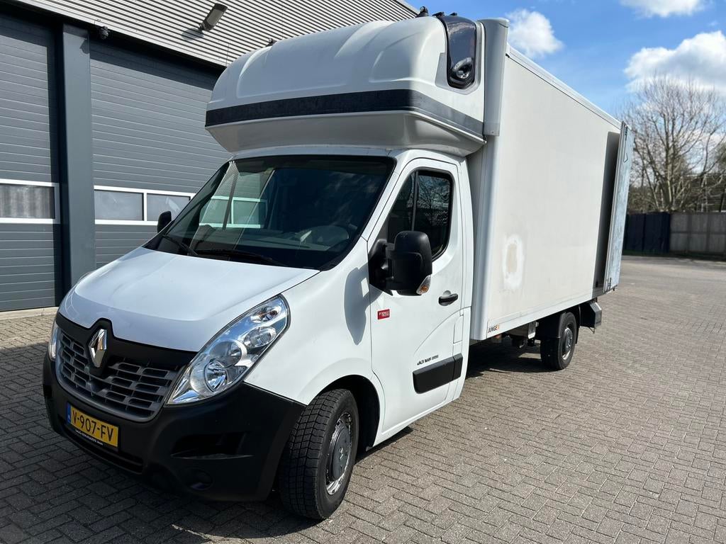 Renault Master T35 2.3 DCI165PK BAKWAGEN+LAADKLEP/CRUISE/AIR, Auto's, Bestelauto's, Euro 5, Zwart, Renault, 165 pk
